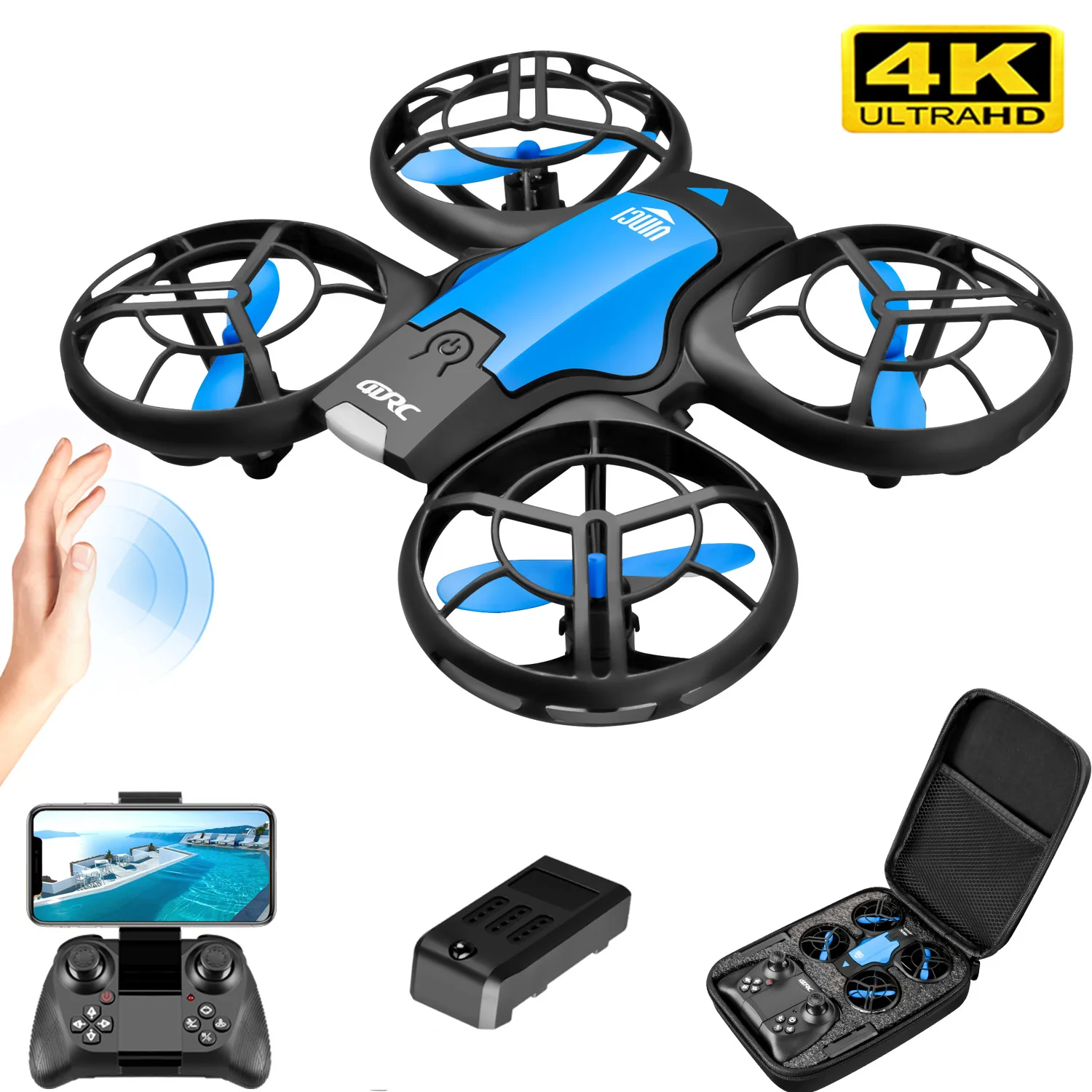 V8 New Mini Drone 4K Professio - Drone Kit Professional recension och pris